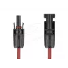 Cable DELOCK 90973 DL4 solar 6 mm² 1 m rojo/negro conector macho a conector hembra 1000 V DC
