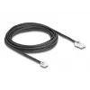 DeLOCK 88038 cable de teléfono 5 m negro RJ-45 RJ-11