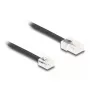 DeLOCK 88038 cable de teléfono 5 m negro RJ-45 RJ-11