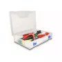 DeLOCK Caja surtida de bridas con alicates para bridas, 600 uds., multicolor