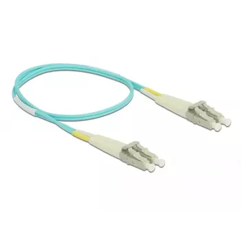 Cable de fibra óptica DeLOCK LC a LC multimodo OM3 0,5 m