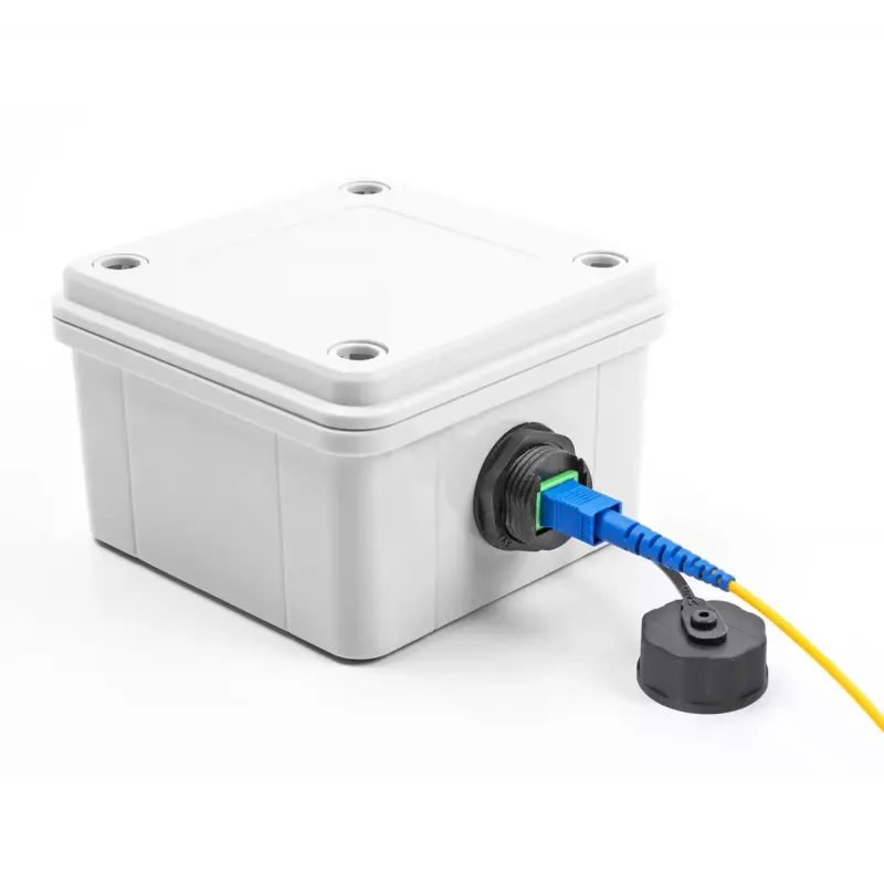 Conector de cable de fibra óptica DeLOCK SC simplex conector hembra a SC simplex conector hembra impermeable