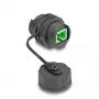 Conector de cable de fibra óptica DeLOCK SC simplex conector hembra a SC simplex conector hembra impermeable
