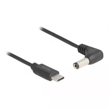Cable de alimentación DeLOCK 85398 negro 1,5 m USB C 5,5 x 2,1 mm
