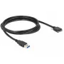 Cable USB DeLOCK 2 m USB 3.0 USB 3.2 Gen 1 Micro-USB B negro
