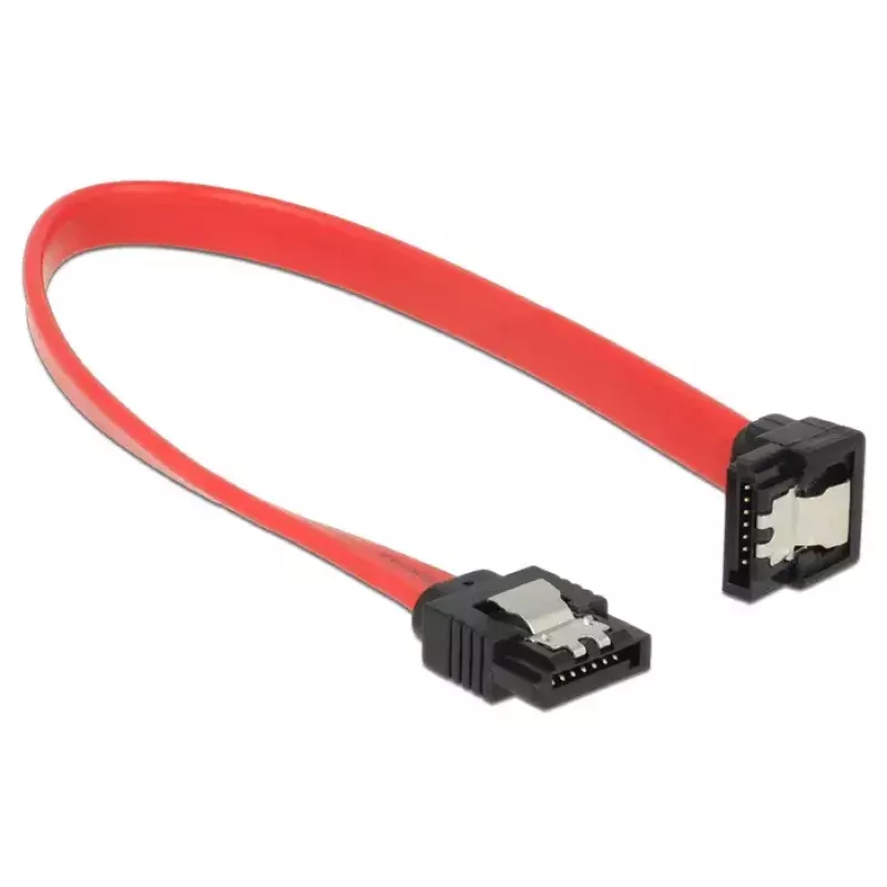 Cable SATA DeLOCK 83977 0,2 m negro rojo