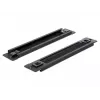 Panel de cepillos DELOCK 10 pulgadas pasacables regleta de cepillos sin herramientas 1U negro
