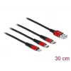 Cable de carga USB 3 en 1 DeLOCK 86708