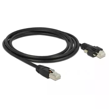 Cable de red DeLOCK 85668 RJ-45 Cat6 2 m negro