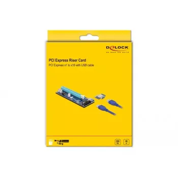 Tarjeta riser PCI Express x1 a x16 DeLOCK 41430