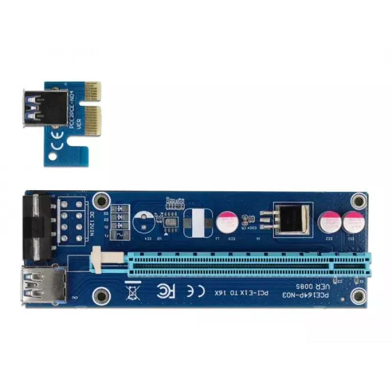 Tarjeta riser PCI Express x1 a x16 DeLOCK 41430