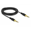 Cable de audio DeLOCK 85551 3 m 3,5 mm negro