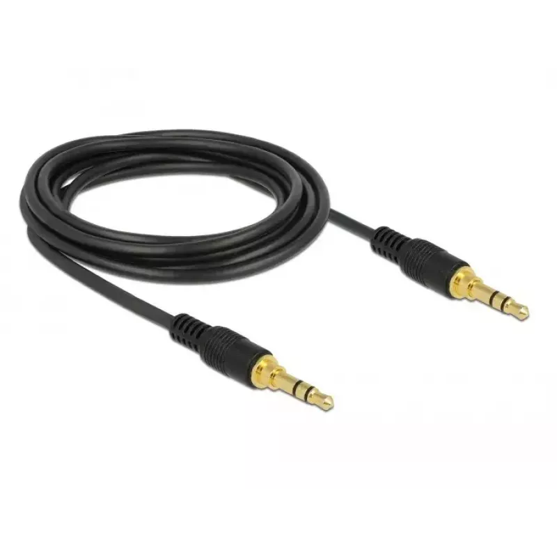 Cable de audio DeLOCK 85551 3 m 3,5 mm negro