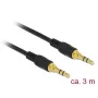 Cable de audio DeLOCK 85551 3 m 3,5 mm negro
