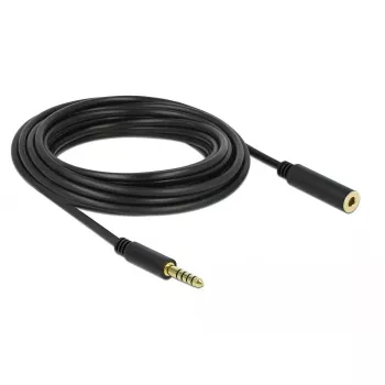 Cable de audio DeLOCK 85799 5 m 4,4 mm negro