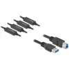 Cable USB DeLOCK 85382 USB 3.2 Gen 1 20 m USB A USB B negro