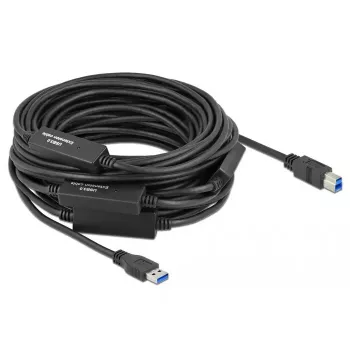 Cable USB DeLOCK 85382 USB 3.2 Gen 1 20 m USB A USB B negro