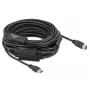 Cable USB DeLOCK 85382 USB 3.2 Gen 1 20 m USB A USB B negro