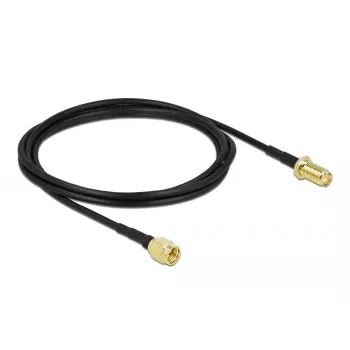 Cable de antena DeLOCK conector macho SMA a conector hembra SMA LMR/CFD100 2 m