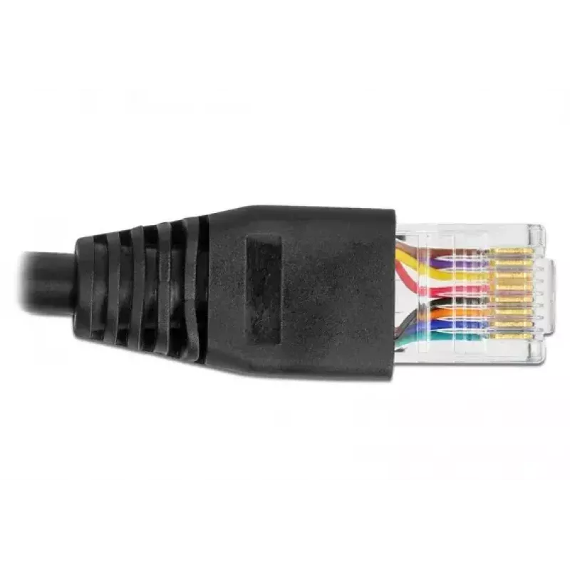 Cable de conexión serie DeLOCK 64160 USB Type-A a RJ45 1 m negro