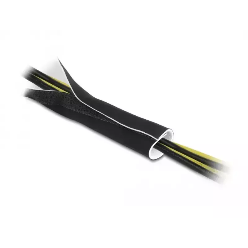 Funda de cables DeLOCK neopreno flexible 1,5 m x 135 mm negro/blanco