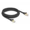 Cable de red DeLOCK RJ45 Cat.6A 3 m negro