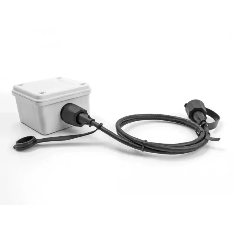 Cable de red DeLOCK RJ45 macho a RJ45 macho Cat.6 STP 1 m IP68 negro