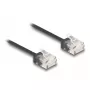 Cable de red DeLOCK RJ45 Cat.6 UTP 0,5 m negro
