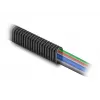 Funda protectora de cables DeLOCK de plástico ovalada 13,6 x 6,3 mm 10 m negro