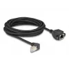 Cable alargador de red DeLOCK S/FTP RJ45 acodado 90° a RJ45 Cat.6A 5 m negro