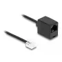 Cable de teléfono DeLOCK RJ11 macho a RJ45 hembra negro 2 m