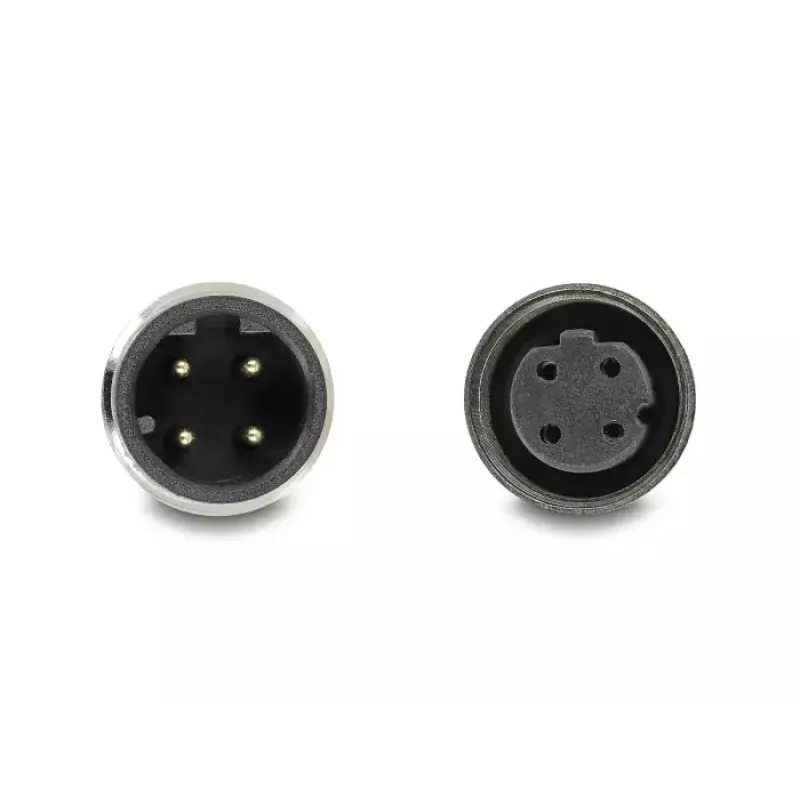Cable de red DeLOCK M12 D-codificado 4 pines macho a hembra Cat5e 2 m negro
