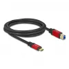 Cable DeLOCK USB Type-C a USB Type-B 2 m 5Gbps rojo metal