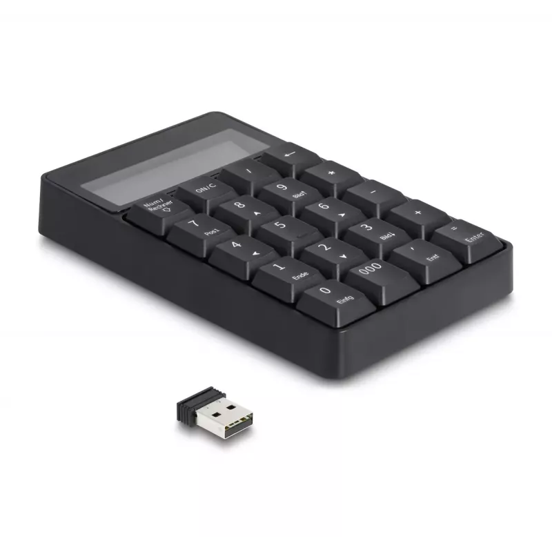 Teclado numérico DeLOCK 12113 USB negro 20 teclas universal