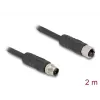 DeLOCK 80520 Cable sensor/actuador 2 m RST M12 negro