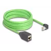 Cable de red DeLOCK 80888 RJ-45 Cat6a 5 m negro verde