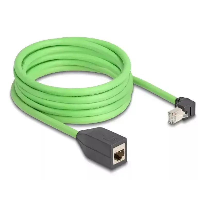 Cable de red DeLOCK 80888 RJ-45 Cat6a 5 m negro verde