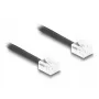Cable telefónico DeLOCK 90201 1 m negro RJ-11