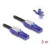 Cable de red DeLOCK 80928 RJ-45 Cat6 3 m negro violeta