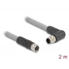 DeLOCK Cable sensor/actuador 80548 2 m RST M12 gris