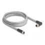 DeLOCK Cable sensor/actuador 80548 2 m RST M12 gris