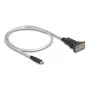 DeLOCK Adaptador USB Type-C a serie RS-422/485 conector macho regleta de 6 pines 0,5 m