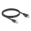 Cable DeLOCK conector macho RJ45 a conector macho RJ45 1 m Cat.6A S/FTP negro