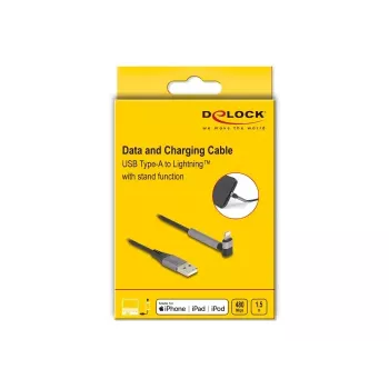 DeLOCK Cable de datos y carga USB Type-A a Lightning 1,5 m MFi