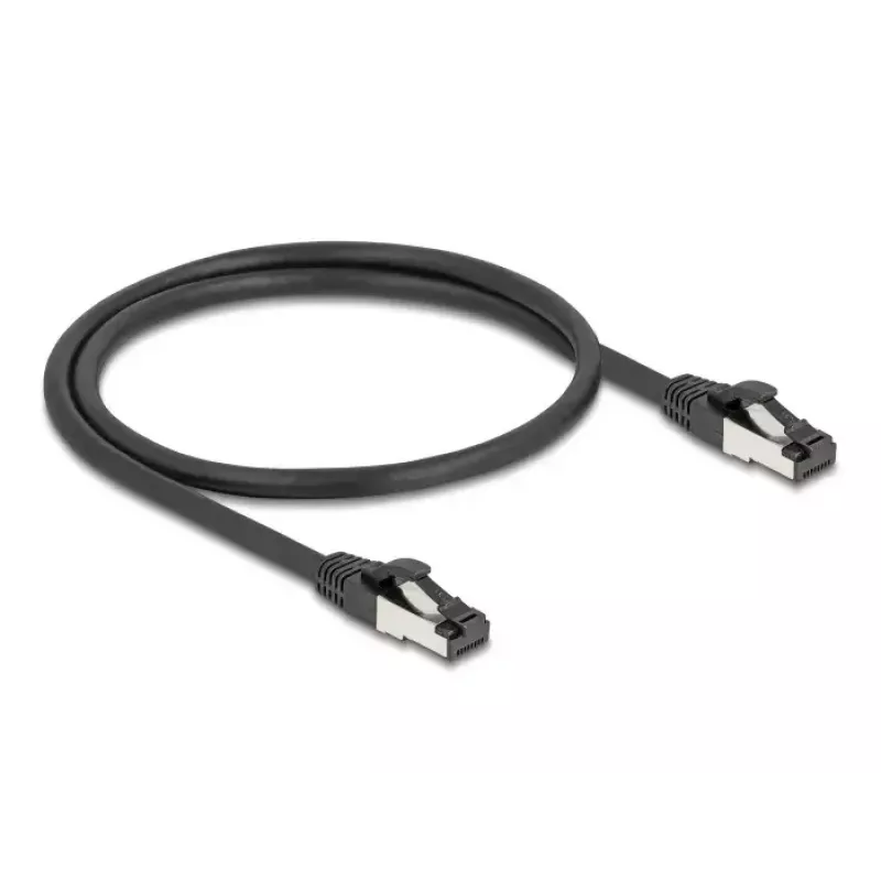 Cable de red DeLOCK 80570 RJ-45 Cat8.1 0,5 m negro