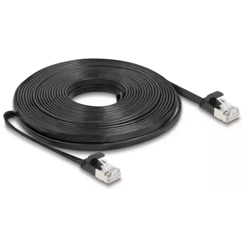 Cable de red DeLOCK 81169 RJ-45 Cat6a 10 m negro