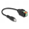 Adaptador DeLOCK conector macho RCA a regleta 15 cm 2 polos