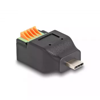 Adaptador DeLOCK USB Type-C 2.0 conector macho a regleta de 5 polos