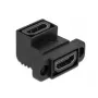 Adaptador HDMI DeLOCK Easy 45 en ángulo 90°