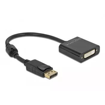 Adaptador DisplayPort 1.2 conector macho a DVI conector hembra 4K activo DeLOCK 63482